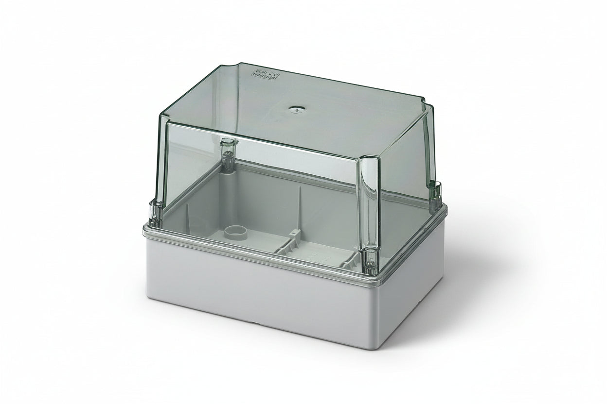 ABS Junction Box (Clear Lid) - 440-C7 — 9.45x7.48x6.3" (240x190x160mm)