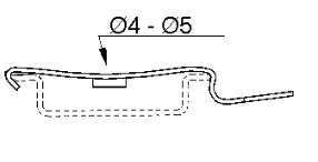 Mounting clips- FIXKLIP-M4