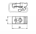Mounting clips- PKLIP-M6M4